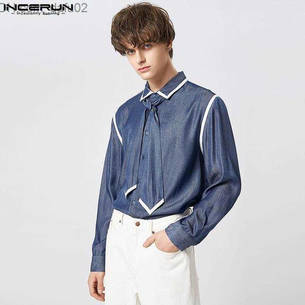 men's sweaters men's shirt patch work tie lapel long sleeve button 2023 elegant fashion men's shirt loose street clothing spr, White;black
men's sweaters men's shirt patch work tie lapel long sleeve button 2023 elegant fashion men's shirt loose street clothing spr, White;black