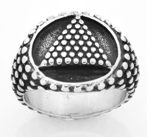 fanssteel stainless steel punk vintage mens or womens jewelry masonry dot tirangle round ring ma ring fsr14w1453691607413661, Silver
fanssteel stainless steel punk vintage mens or womens jewelry masonry dot tirangle round ring ma ring fsr14w1453691607413661, Silver
