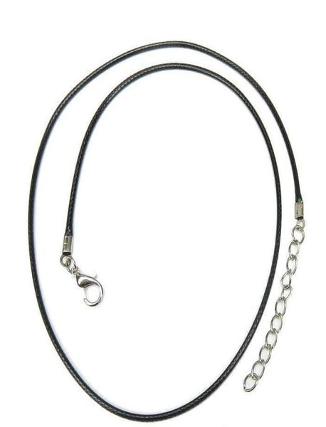 100pcs/lot black 1.5mm wax leather necklace beading cord string rope wire 45cm extender chain with lobster clasp diy jewelry making7739015, White;red
100pcs/lot black 1.5mm wax leather necklace beading cord string rope wire 45cm extender chain with lobster clasp diy jewelry making7739015, White;red