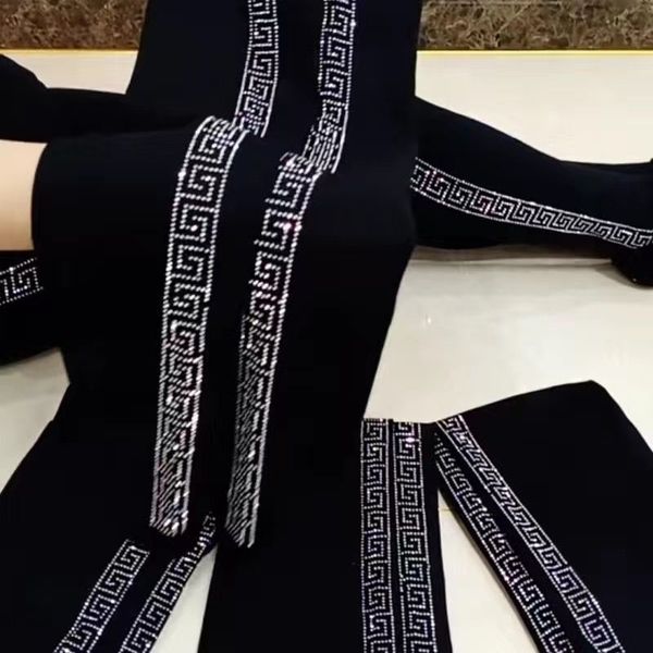 women's leggings autumn winter high waist stretch thicken velvet women leggings blingbling drilling ankle-length bottoming pants black
women's leggings autumn winter high waist stretch thicken velvet women leggings blingbling drilling ankle-length bottoming pants black