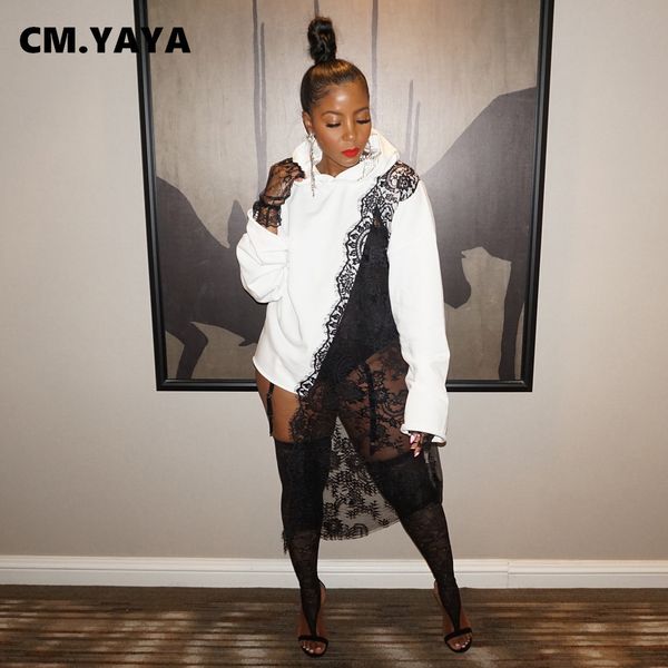 women s t shirt cm yaya women hoodies lach patchwork asymmetrical straight fashion hooded sweatshirts casual streetwear autumn clothing 230, White
women s t shirt cm yaya women hoodies lach patchwork asymmetrical straight fashion hooded sweatshirts casual streetwear autumn clothing 230, White