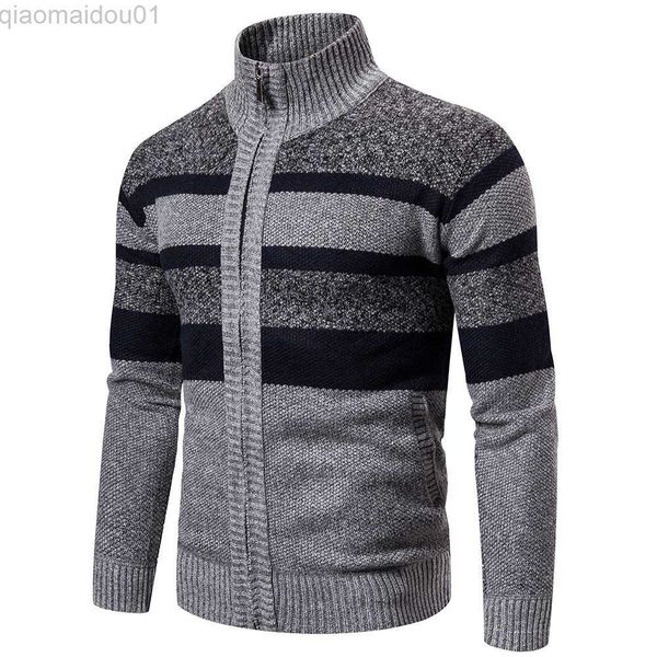 men's jackets autumn winter cardigan men spell color high collar men's winter jacket coat zipper cardigan warm knitted sweater men, Black;brown
men's jackets autumn winter cardigan men spell color high collar men's winter jacket coat zipper cardigan warm knitted sweater men, Black;brown