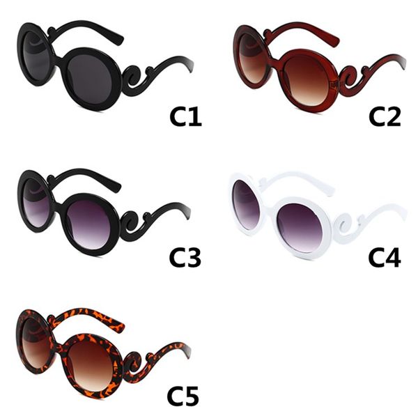 fashion round frame retro sunglasses for women designer woman sun glasses beach uv protection eyewear, White;black
fashion round frame retro sunglasses for women designer woman sun glasses beach uv protection eyewear, White;black