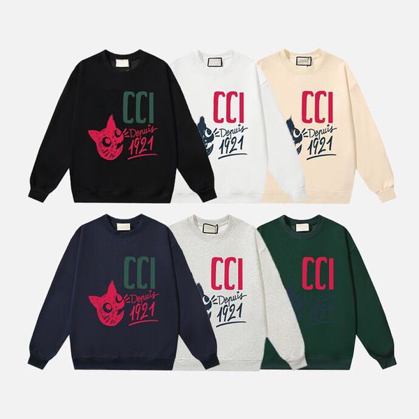 men's plus size hoodie and sweatshirt designer letter embroidered round neck sweater classic jacquard sweater color black and white siz, Black;brown
men's plus size hoodie and sweatshirt designer letter embroidered round neck sweater classic jacquard sweater color black and white siz, Black;brown