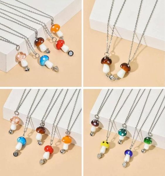 pendant necklaces vintage magnetic necklace with bell mushroom earrings punk bff friendship jewelry decoration gift for girl women1153319, Silver
pendant necklaces vintage magnetic necklace with bell mushroom earrings punk bff friendship jewelry decoration gift for girl women1153319, Silver