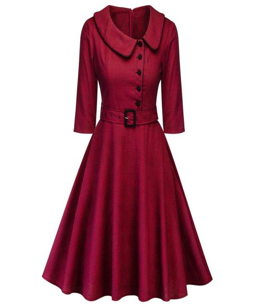 kenancy women elegant spring wine red party dress feminino vestidos audrey 1960s swing rockabilly robebutton belts formal dress3159185, Black;gray
kenancy women elegant spring wine red party dress feminino vestidos audrey 1960s swing rockabilly robebutton belts formal dress3159185, Black;gray