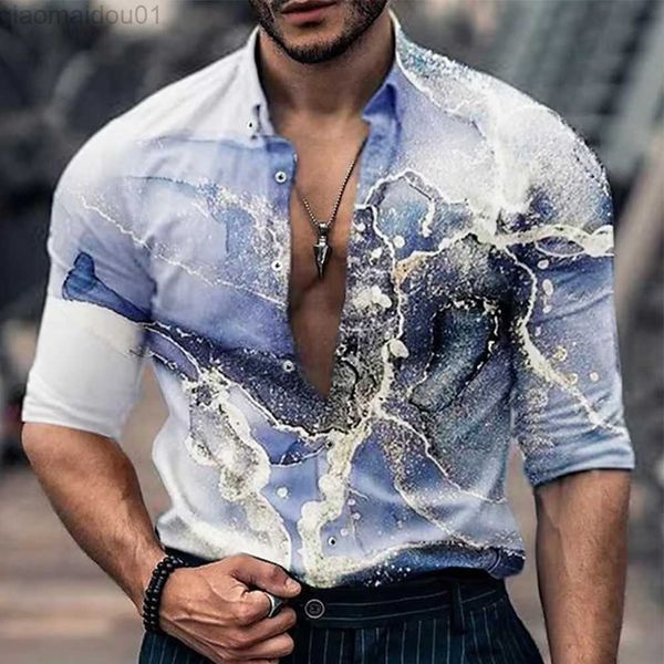 men's casual shirts 2023 long sleeve personalized print shirt slim fit vintage youth clothes button down dress shirts l230721, White;black
men's casual shirts 2023 long sleeve personalized print shirt slim fit vintage youth clothes button down dress shirts l230721, White;black