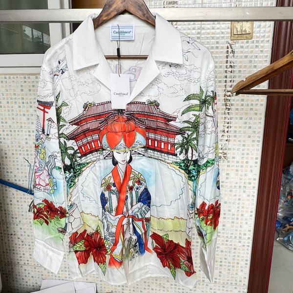 mens casual shirts casablanca japanese harajuku portrait print beach vacation loose men women couples long sleeve real po 230720, White;black
mens casual shirts casablanca japanese harajuku portrait print beach vacation loose men women couples long sleeve real po 230720, White;black