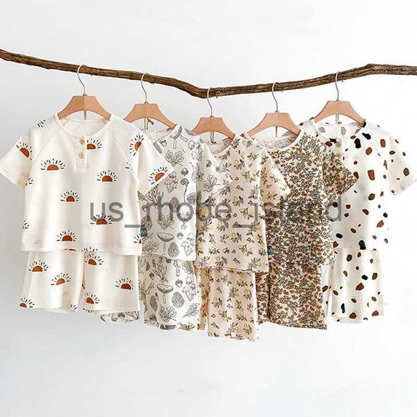 pajamas baby pajamas set for girls boy kids short sleeve print sleepwear breathable cotton waffler home clothes children pyjamas 2pcs x0721, Blue;red
pajamas baby pajamas set for girls boy kids short sleeve print sleepwear breathable cotton waffler home clothes children pyjamas 2pcs x0721, Blue;red