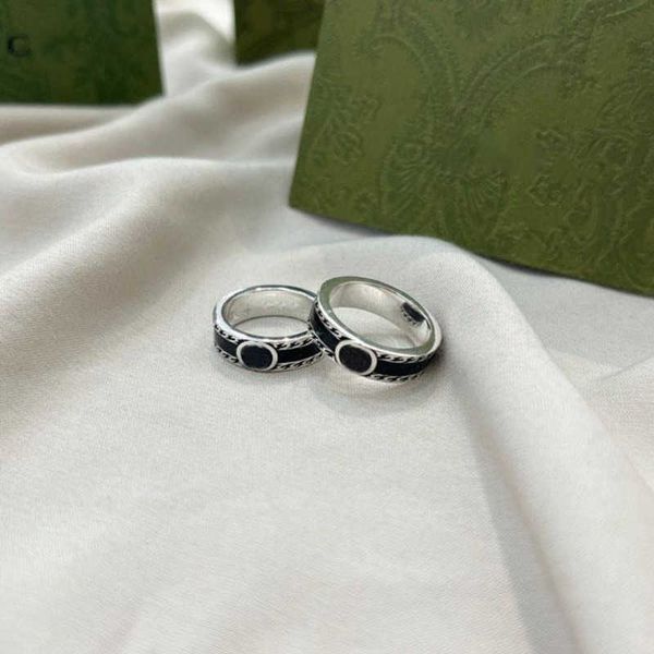 band rings luxury designer ring classic enamel luxury rings for men and women simple and versatile pair of ring trendy jewelry fashion acces, Silver
band rings luxury designer ring classic enamel luxury rings for men and women simple and versatile pair of ring trendy jewelry fashion acces, Silver
