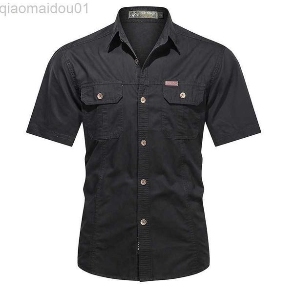 men's casual shirts fashion 2023 autumn spring clothes green black cargo military brand shirts for mens short sleeves casual blouse ove, White;black
men's casual shirts fashion 2023 autumn spring clothes green black cargo military brand shirts for mens short sleeves casual blouse ove, White;black