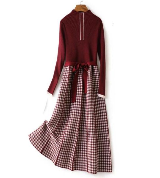 new autumn winter knit sweater pleated dress women casual half turtleneck slim pull sweater dresses elegant office lady dress8364673, Black;gray
new autumn winter knit sweater pleated dress women casual half turtleneck slim pull sweater dresses elegant office lady dress8364673, Black;gray