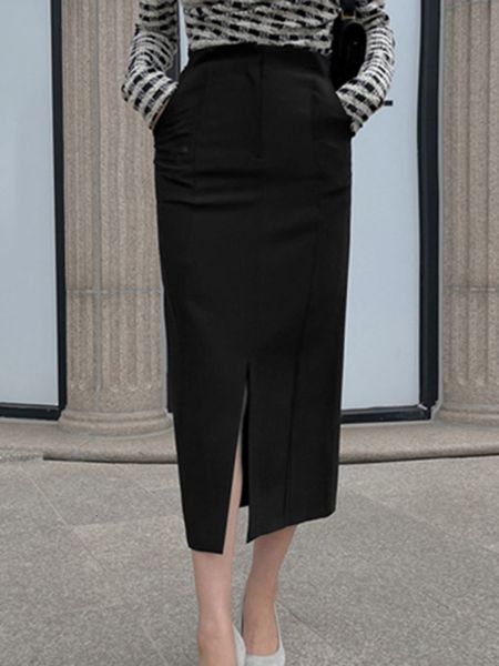 skirt elegant long 2023 vonda summer solid color midi casual loose office zipper fashion split party skirts oversize 230720, Black
skirt elegant long 2023 vonda summer solid color midi casual loose office zipper fashion split party skirts oversize 230720, Black
