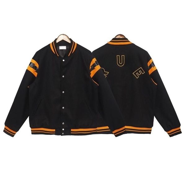 new fashion baseball coat uniform fashion jacket single breasted warm jackets couples women men varsity coats men's designer clothing t, Black;brown
new fashion baseball coat uniform fashion jacket single breasted warm jackets couples women men varsity coats men's designer clothing t, Black;brown