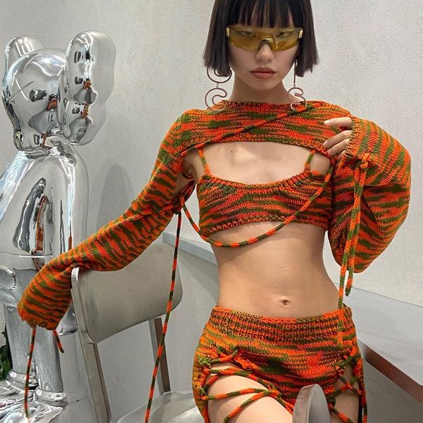 two piece dress spring women dress sets 3pcs crop skirt suit printing bandage camis hollow out high waist mini skirts female 230720, White
two piece dress spring women dress sets 3pcs crop skirt suit printing bandage camis hollow out high waist mini skirts female 230720, White