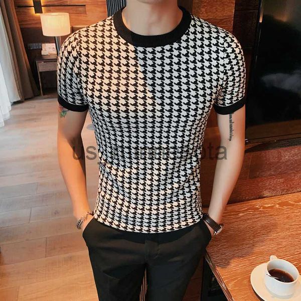men's sweaters 2023 new style for men plaid short seeve knit sweatermale slim fit fahion oneck set head knit sweaters homme 4xl j230721, White;black
men's sweaters 2023 new style for men plaid short seeve knit sweatermale slim fit fahion oneck set head knit sweaters homme 4xl j230721, White;black