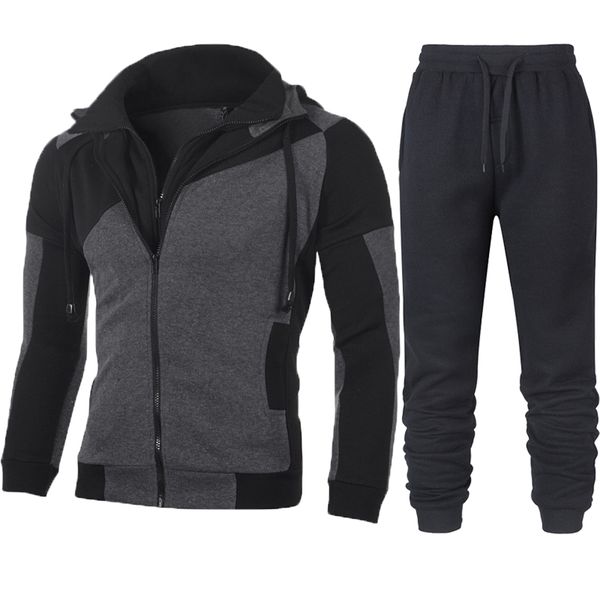 men's tracksuits sportswear set twopiece warm double zipper design daily casual outdoor sports jogging hooded sweatpants 230720, Gray
men's tracksuits sportswear set twopiece warm double zipper design daily casual outdoor sports jogging hooded sweatpants 230720, Gray