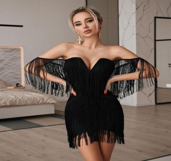 tassel dress women summer off shoulder beach strap low cut black white short party dresses for lady2972136, Black;gray
tassel dress women summer off shoulder beach strap low cut black white short party dresses for lady2972136, Black;gray