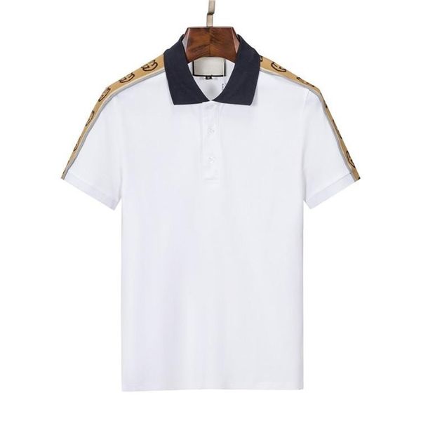summer new polo shirt men short sleeve loose casual striped print lapel clothes half sleeve men handsome cool cool trend all match m-xxxlb41, White;black
summer new polo shirt men short sleeve loose casual striped print lapel clothes half sleeve men handsome cool cool trend all match m-xxxlb41, White;black
