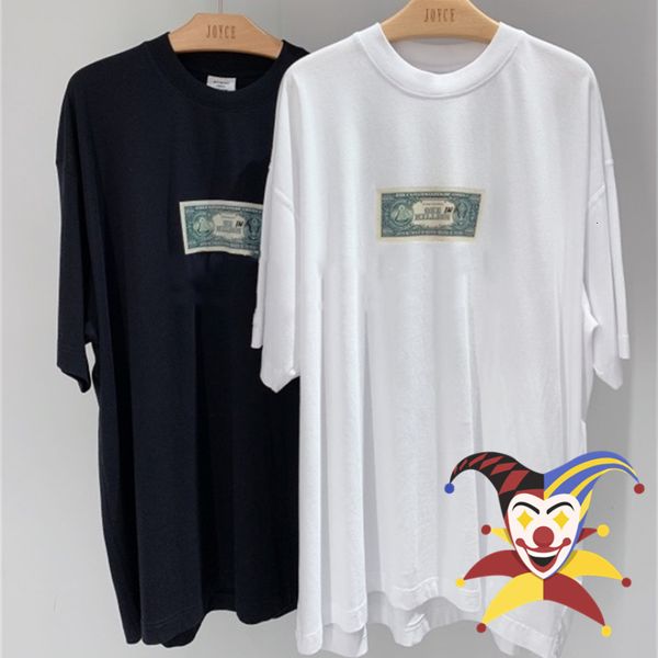 mens tshirts large vetements tshirt 1 black and white tee 230720, White;black