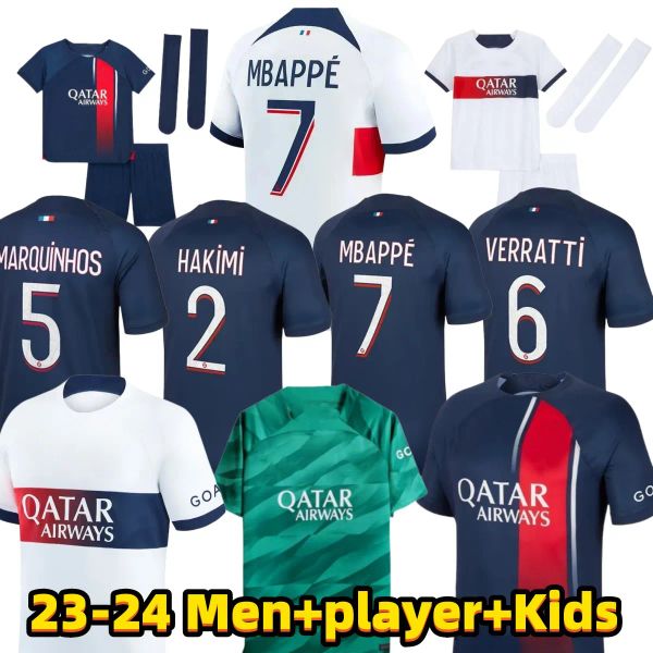 23 24 paris mbappe #7 soccer jerseys hakimi stadium psgs maillots de football shirt marquinhos verratti icardi 2023 2024 home away fans play, Black;yellow
23 24 paris mbappe #7 soccer jerseys hakimi stadium psgs maillots de football shirt marquinhos verratti icardi 2023 2024 home away fans play, Black;yellow