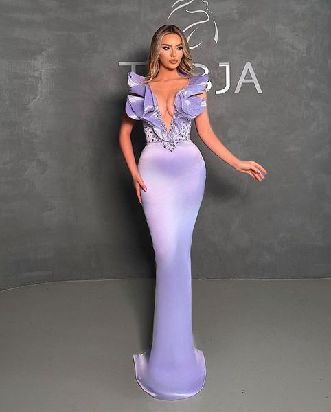 elegant lavender plus size mermaid evening dresses for women deep v neck beaded evening pageant gowns special occassion birthday celebrity p, Black;red
elegant lavender plus size mermaid evening dresses for women deep v neck beaded evening pageant gowns special occassion birthday celebrity p, Black;red