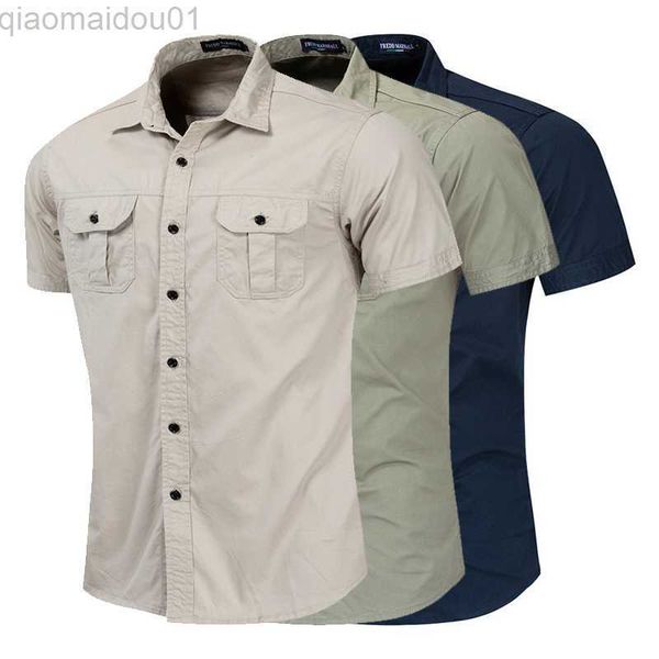 men's casual shirts fashion mens shirt casual business shirt short sleeve military cargo shirts cotton t shirts work male clothes l2307, White;black
men's casual shirts fashion mens shirt casual business shirt short sleeve military cargo shirts cotton t shirts work male clothes l2307, White;black