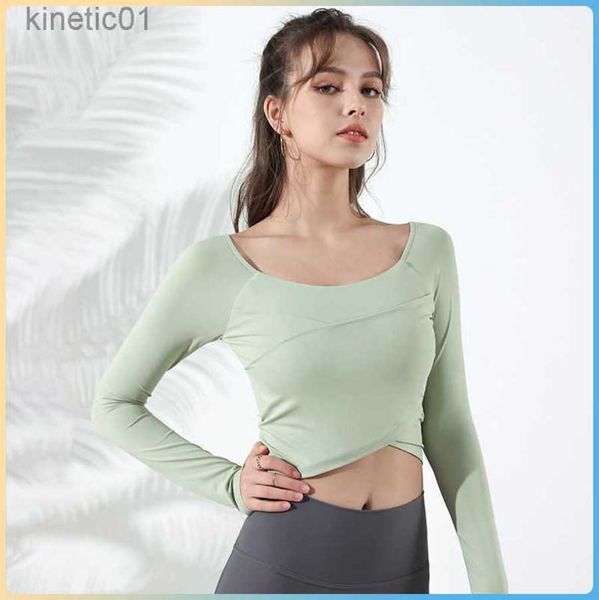 2023 desginer alo yoga t shirt same suit with chest pad long sleeved sports training tight short shaped quick drying clothes fitness suit fo, White
2023 desginer alo yoga t shirt same suit with chest pad long sleeved sports training tight short shaped quick drying clothes fitness suit fo, White