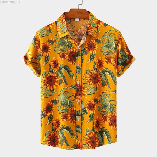 men's casual shirts sunflower print hawaiian shirt men 2022 summer casual button up short sleeve beach floral shirts men holiday ha par, White;black
men's casual shirts sunflower print hawaiian shirt men 2022 summer casual button up short sleeve beach floral shirts men holiday ha par, White;black