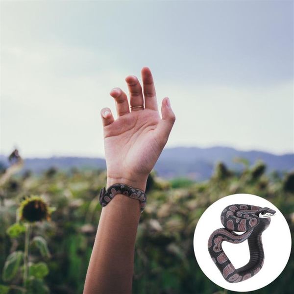 charm bracelets simulation snake bracelet horror fake wristband for party feastival performance snake-8219t, Golden;silver
charm bracelets simulation snake bracelet horror fake wristband for party feastival performance snake-8219t, Golden;silver