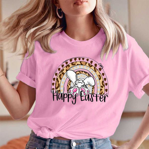 happy easter leopard rainbow happy easter printed short sleeve t-shirt for men and women loose in summer, White
happy easter leopard rainbow happy easter printed short sleeve t-shirt for men and women loose in summer, White