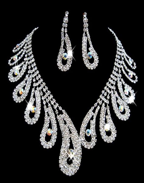 luxury bridal accessories diamond crystal necklace earring accessories wedding jewelry sets fashion engagement jewelry 9067200, White
luxury bridal accessories diamond crystal necklace earring accessories wedding jewelry sets fashion engagement jewelry 9067200, White