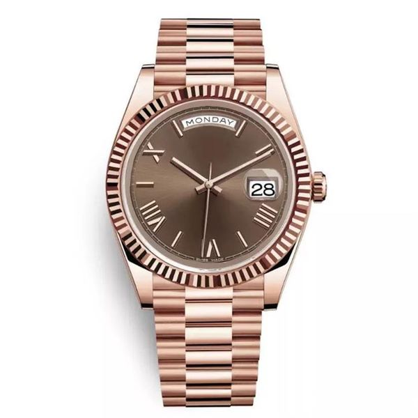 yellow rose gold watch mens women luxury watch president automatic designer watches mechanical roma dial wristwatch reloj189n, Slivery;brown
yellow rose gold watch mens women luxury watch president automatic designer watches mechanical roma dial wristwatch reloj189n, Slivery;brown