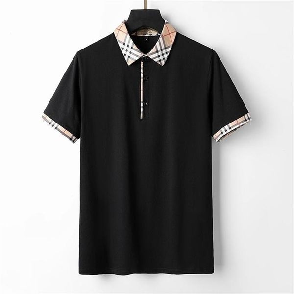designer's new men's short-sleeved polo men's pure cotton t-shirt on the trend clothes anti-wrinkle breathable lapel commerci, White;black
designer's new men's short-sleeved polo men's pure cotton t-shirt on the trend clothes anti-wrinkle breathable lapel commerci, White;black