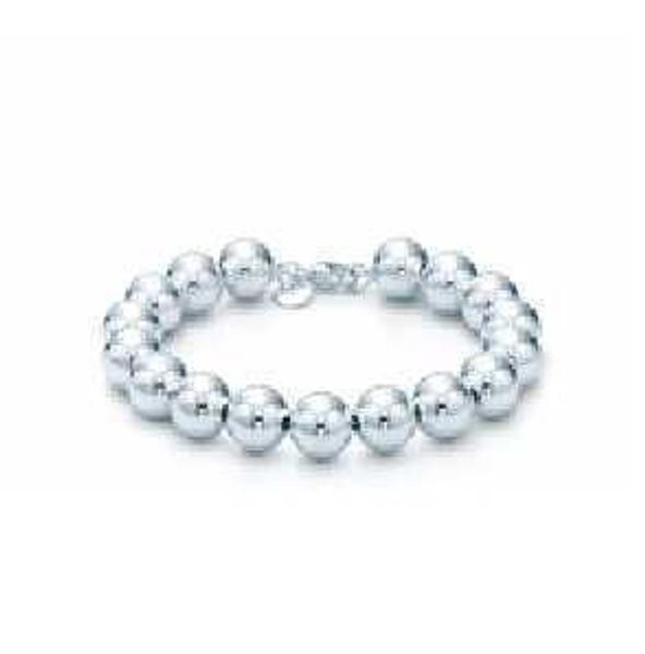 original tiffay s925 silver v gold classic fashion versatile simple 10mm ball bracelet vags, Black
original tiffay s925 silver v gold classic fashion versatile simple 10mm ball bracelet vags, Black
