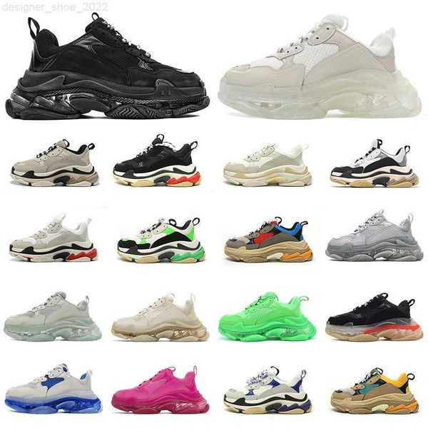triple s clear sole men women casual shoes black white green pink mens platform trainers outdoor sneakers
triple s clear sole men women casual shoes black white green pink mens platform trainers outdoor sneakers