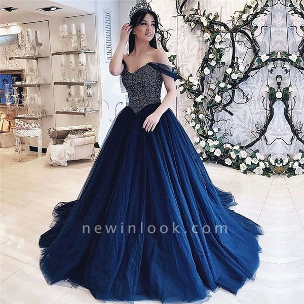 navy blue quinceanera dresses crystal beaded satin elegant off the shoulder lace applique satin sweep train custom made sweet 16 prom, Blue;red
navy blue quinceanera dresses crystal beaded satin elegant off the shoulder lace applique satin sweep train custom made sweet 16 prom, Blue;red