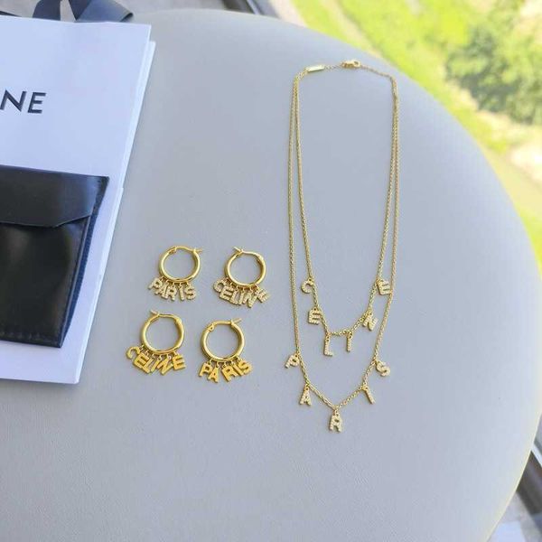 celi arc de triomphe gold letter logo double layered necklace for women's light luxury and small design with high sense collar bone, Silver
celi arc de triomphe gold letter logo double layered necklace for women's light luxury and small design with high sense collar bone, Silver