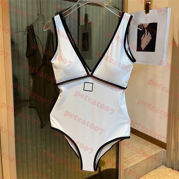 v neck bikini womens swimwear designer logo swimsuit one piece swimsuits outdoor summer bathing suit two colors
v neck bikini womens swimwear designer logo swimsuit one piece swimsuits outdoor summer bathing suit two colors