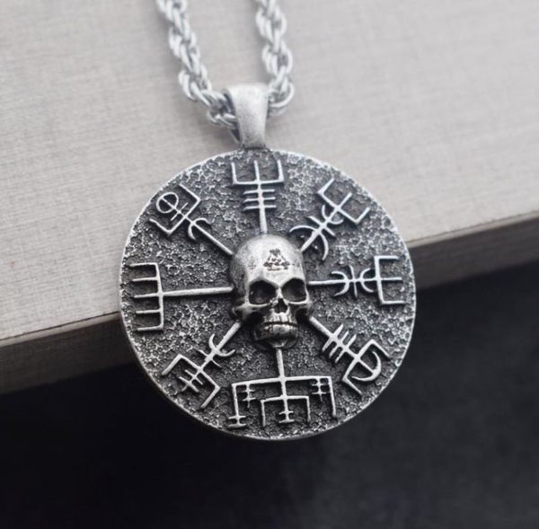 sanlan 12pcs norse vikings gear vegvisir with skull necklace amulet4674803, Silver
sanlan 12pcs norse vikings gear vegvisir with skull necklace amulet4674803, Silver
