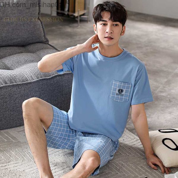 men's sleepwear summer 4xl men's pajamas set casual short plaid shorts set pajamas plain men's pajamas z230725, Black;brown
men's sleepwear summer 4xl men's pajamas set casual short plaid shorts set pajamas plain men's pajamas z230725, Black;brown