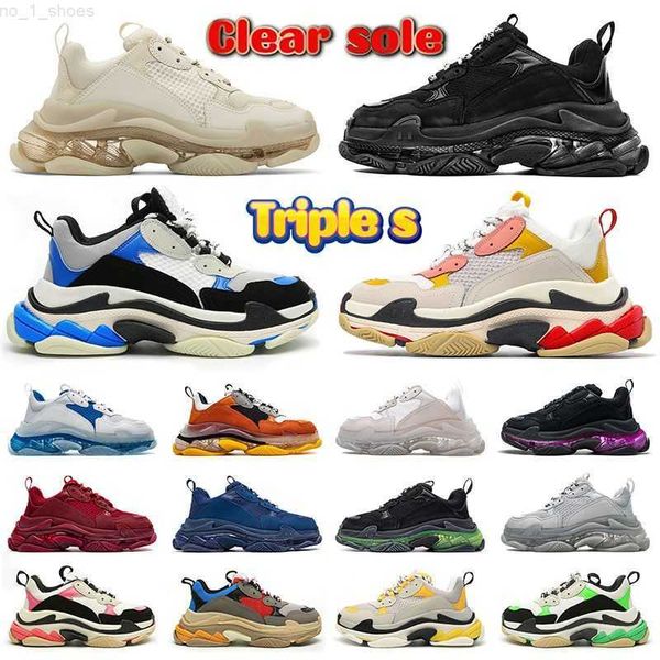 17fw triple s designer shoes mens womens paris fashion black and white navy blue vintage beige full red neon green clear sole walking traine
17fw triple s designer shoes mens womens paris fashion black and white navy blue vintage beige full red neon green clear sole walking traine