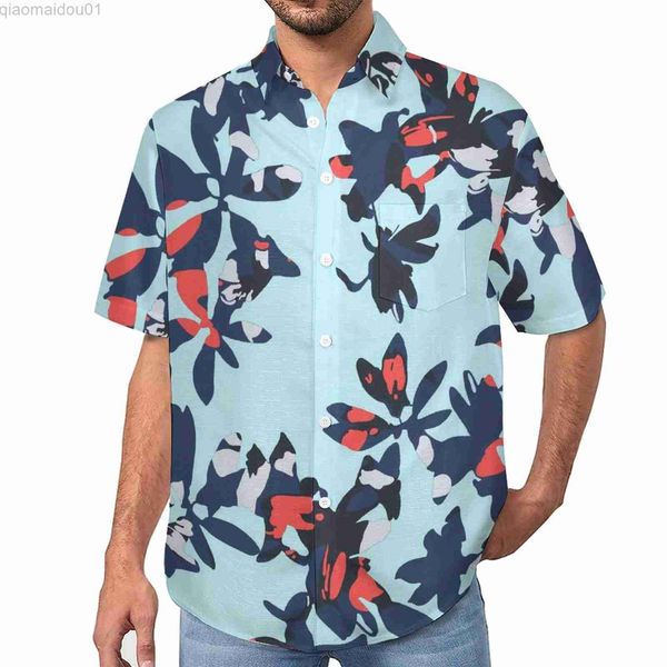 men's casual shirts fun flower print casual shirts retro floral vacation shirt hawaii trendy blouses men graphic plus size l230721, White;black
men's casual shirts fun flower print casual shirts retro floral vacation shirt hawaii trendy blouses men graphic plus size l230721, White;black
