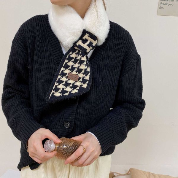 brand designer h home woof winter scarf 2023 south korea autumn and new houndstooth fashion wool women lazy rabbit hair temperament warm cro, Blue;gray
brand designer h home woof winter scarf 2023 south korea autumn and new houndstooth fashion wool women lazy rabbit hair temperament warm cro, Blue;gray