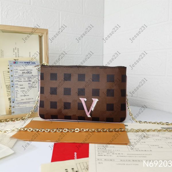 7a quality designer bag womens genuine leather mini double zip pochette chains bag purse shoulder bags crossbody bag tote bag handbags walle
7a quality designer bag womens genuine leather mini double zip pochette chains bag purse shoulder bags crossbody bag tote bag handbags walle