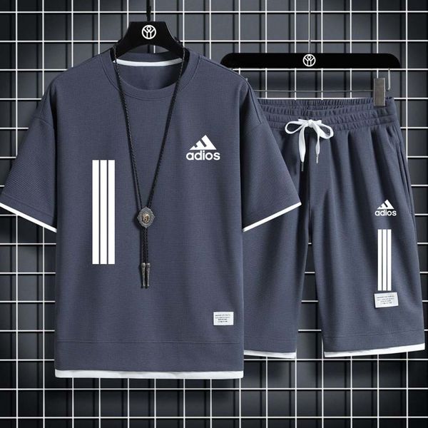 men's tracksuits summer men's set sports shorts set breathable quick drying pants fitness competition training basketball set t-sh, Gray
men's tracksuits summer men's set sports shorts set breathable quick drying pants fitness competition training basketball set t-sh, Gray