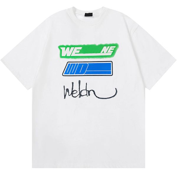 summer new bullet screen signature letter print loose and comfortable t shirt, White;black
summer new bullet screen signature letter print loose and comfortable t shirt, White;black