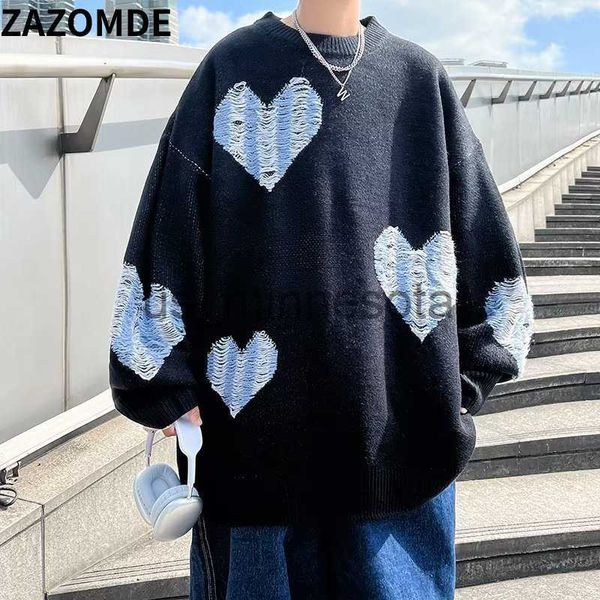 men's sweaters zazomde 2022 new love heart jacquard sweater men loose hip hop sweaters knitted pullover oversize high street jumpers me, White;black
men's sweaters zazomde 2022 new love heart jacquard sweater men loose hip hop sweaters knitted pullover oversize high street jumpers me, White;black