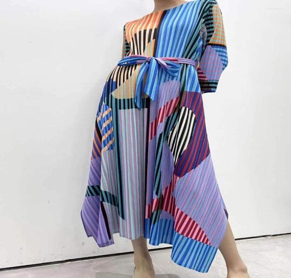 casual dresses miyake pleated dress 2022 spring belt plus size designer fashion french elegant ethnic clothing6346895, Black;gray
casual dresses miyake pleated dress 2022 spring belt plus size designer fashion french elegant ethnic clothing6346895, Black;gray