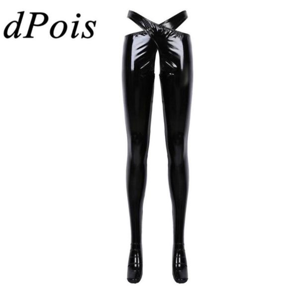 womens wetlook patent leather crotchless lingerie open crotch trousers erotic pants with waistband night roleplay nightwear w4405362, Black;pink
womens wetlook patent leather crotchless lingerie open crotch trousers erotic pants with waistband night roleplay nightwear w4405362, Black;pink